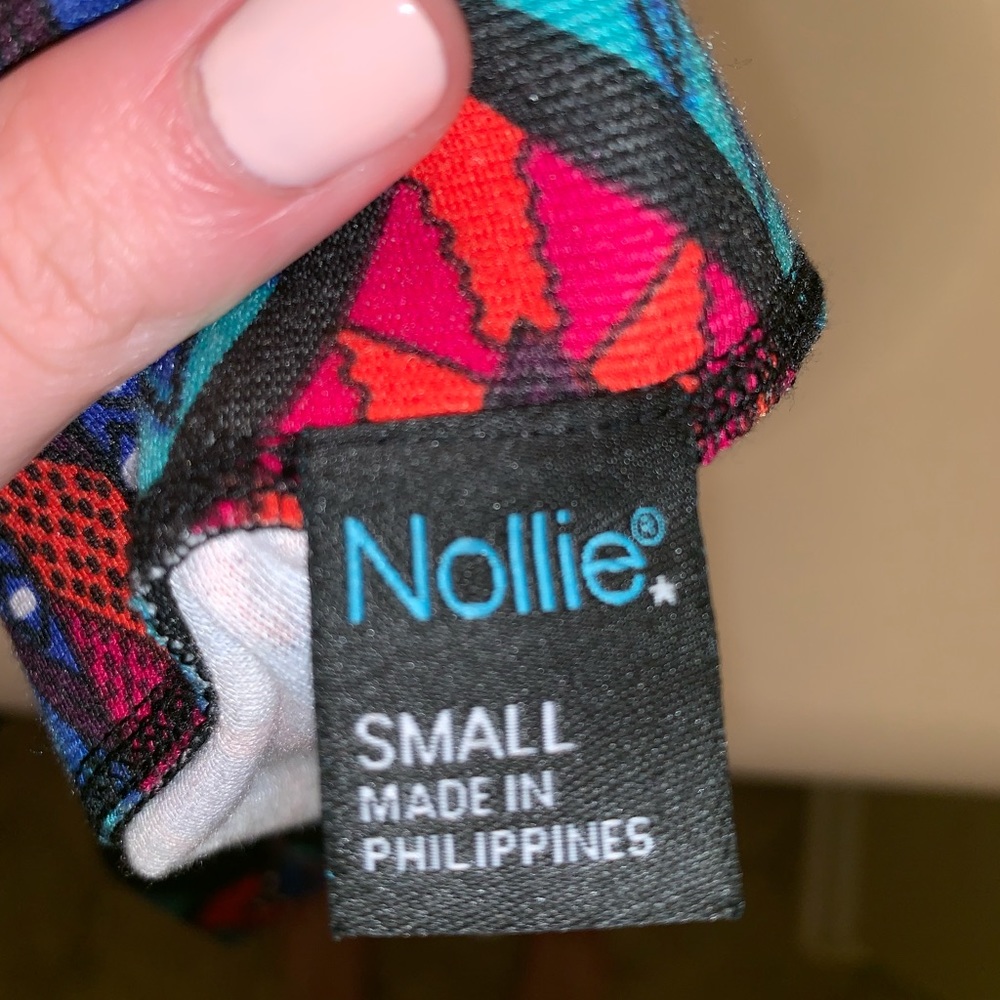 Nollie Patterned Multi-Color Bodycon Mini Skirt - Picture 7 of 8